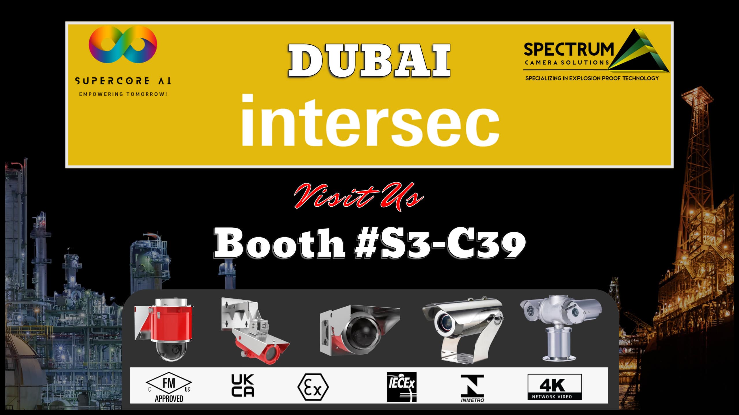 We are ready for Intersec 2024 as exhibitor